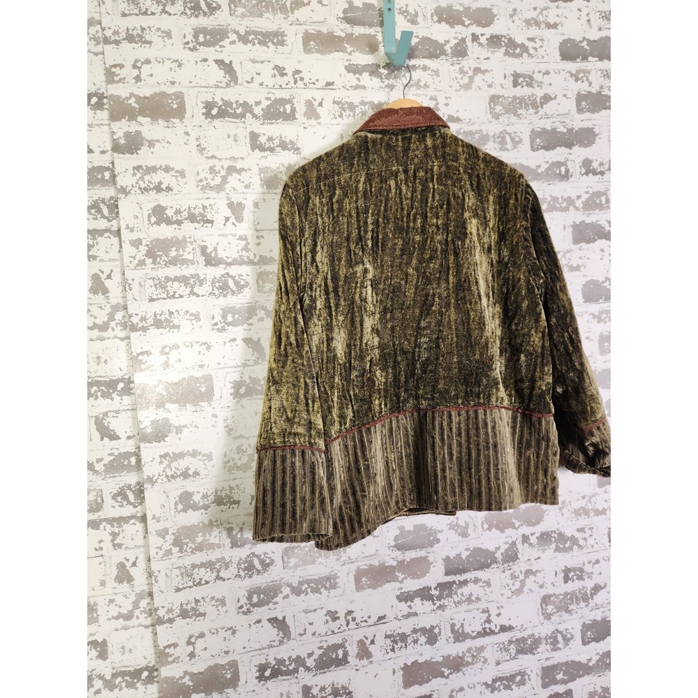 Vintage Flashback Patchwork Boho Jacket Size Larg… - image 12